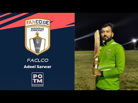 MOM: A.Sarwar - FAL vs MR |Highlights |FanCode European Cricket T10 Barcelona Day 14 |Barcelona 2021