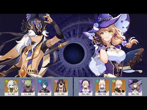 ( 3.4 ) Cyno + Kuki Hyperbloom & KokoLisa - Spiral Abyss Floor 12 (Full stars) | Genshin Impact