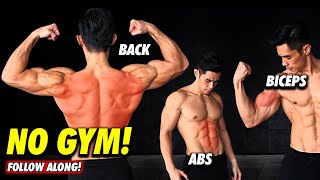No Equipment Back, Biceps & Abs