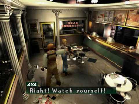 Lets Play Parasite Eve 2 (PSX) - Pt.3: The Cafeteria