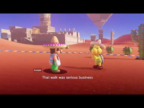 super mario odyssey beating the "IMPOSSIBLE" 80 pt challenge on the first try