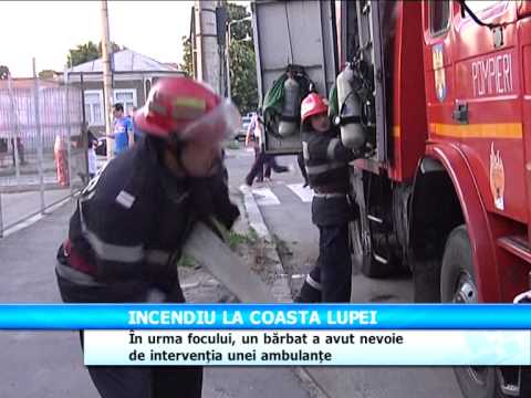 Incendiu la Coasta Lupei