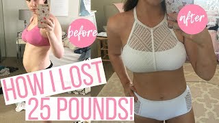 HOW I LOST THE BABY WEIGHT! | 25 POUNDS | POSTPARTUM WEIGHT LOSS  | Hayley Paige