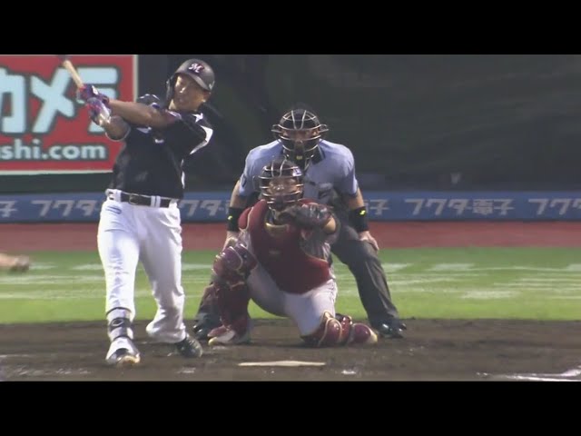 【5回表】完璧に捉えた!! マリーンズ・角中の3ランホームラン!! 2019/8/4 E-M