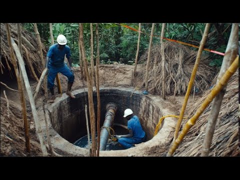 Amazing Fastest Well Digging by Hand : Brilliant and Skilled Construction Workers at Work