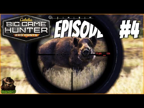 These Wild Boar Are The Toughest Hunt Yet! Cabelas Big Game Hunter Pro Hunts Episode 4