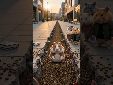 Cat Finds Food in the Puddle?! 😱🐾