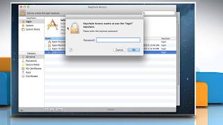 How to lock or unlock keychain in Mac® OS X™