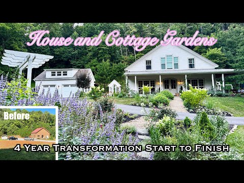Look How Far We've Come! 4 Year Renovation of our Home and Cottage Gardens! Amazing Transformation!