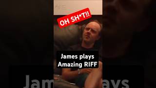 Download lagu JAMES HETFIELD IMPRESSES LARS ULRICH WITH GREAT GUITAR RIFF #METALLICA #shorts mp3