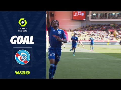 Goal Lebo MOTHIBA (32' - RCSA) AS MONACO - RC STRASBOURG ALSACE (4-3) 22/23