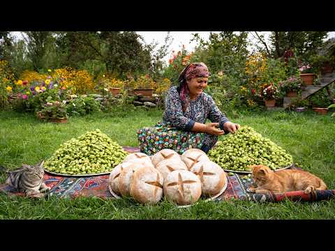 Baking Bread with Natural Hop Yeast — Traditional Recipe 🍞🌿