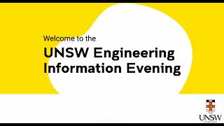 UNSW Engineering Information Evening 2026
