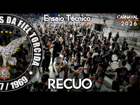 Gaviões da Fiel 2026 |RECUO da Bateria RITIMÃO/Mestre Ciro #BotaOFone #PioneiroNoVídeoDosBreques