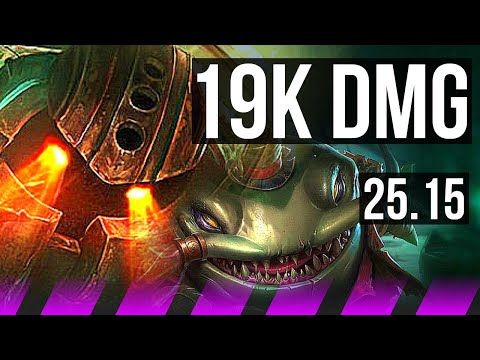 NAUTILUS & Swain vs TAHM KENCH & Yunara (SUP) | 19k DMG, 3/5/26 | KR Master | 25.15