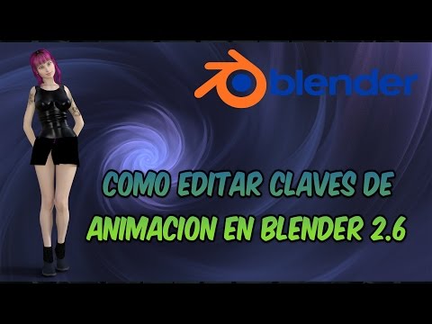 31. Videotutorial como editar claves de animacion en Blender 2.6