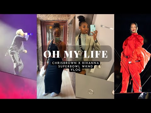 VLOG: MINNIE MARLEY GOES TO CHRIS BROWN UNDER THE INFLUENCE TOUR || RIHANNA'S SUPER BOWL PERFORMANCE