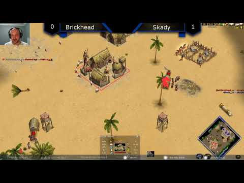 (4)Skady vs (5)Brickhead - Age of Mythology: The Titans (Game 2)