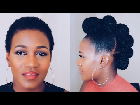 How To | Faux Hawk Updo On Short Natural Hair – Razac Products Company