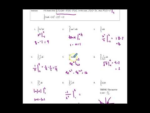 Unit 4 Day 7 Video 1 Definite Integral Using FTC Part I edit