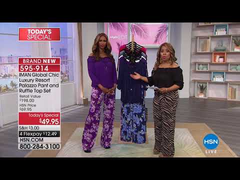 HSN | IMAN Global Chic Fashions 03.18.2018 - 04 PM