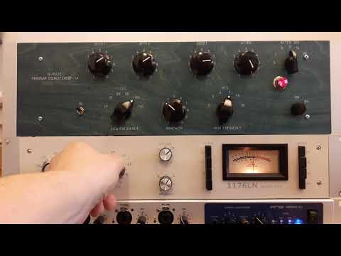 DIY Pultec on kick and DIY 1176 on snare