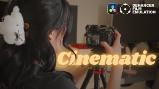 🎬 How to Film Yourself and Look Cinematic + Color Grading with Dehancer on DaVinci Resolve