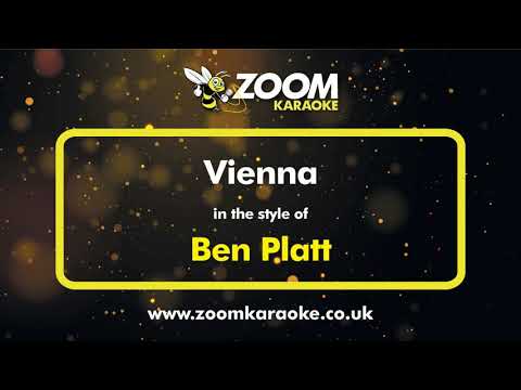 Ben Platt - Vienna - Karaoke Version from Zoom Karaoke