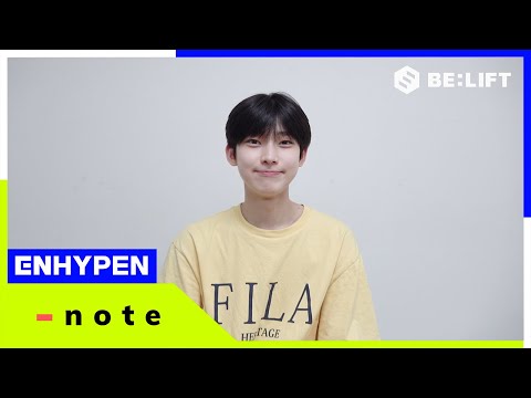 [-note] 200725 SUNOO - ENHYPEN (엔하이픈) (ENG/JPN)