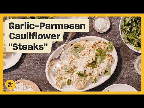 How To Make Garlic-Parmesan Cauliflower "Steaks"