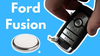 Ford Fusion Remote Key Fob Battery Replacement 2017 2018 2019