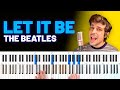 How To Play Let It Be Piano Tutorial Chord Accompaniment In 3 Levels