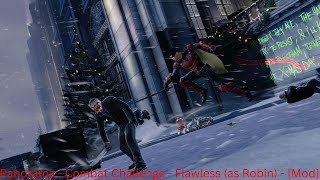 Batman Arkham Origins - Panorama as Robin - Combat Challenge - Flawless