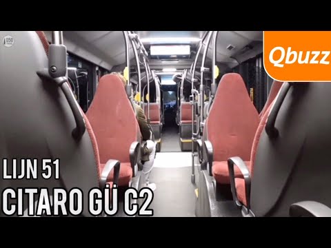 Busrit met Qbuzz lijn 51: Groningen - Haren, in Citaro C2G // Onboard Qbuzz Citaro C2G, 16-9-2021.