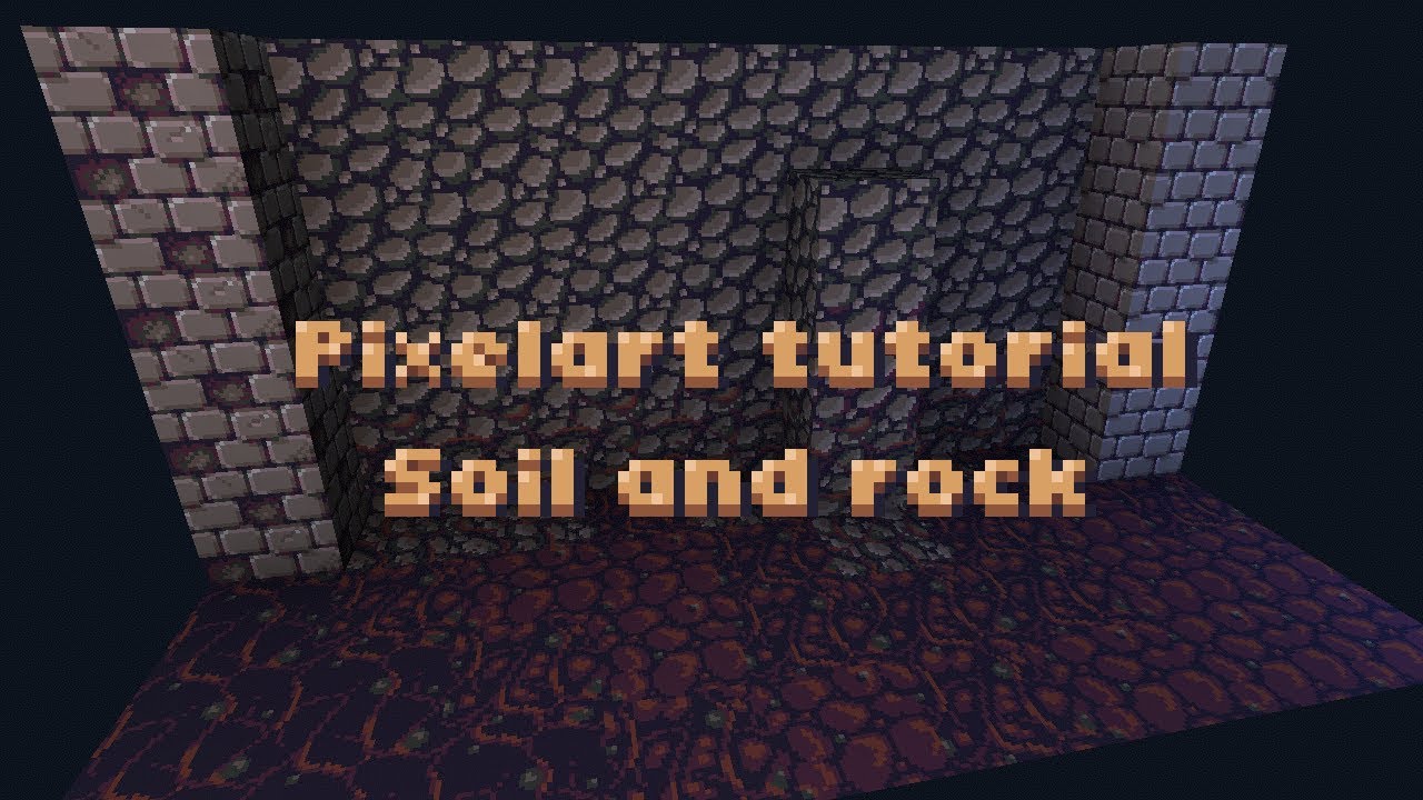 Pixelart tutorial: soil and rock