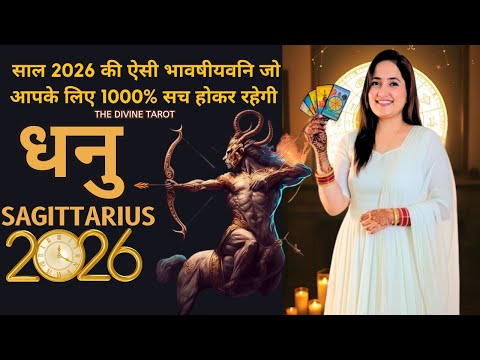 धनु राशि 2026 की बड़ी भविष्यवाणी जो सच होकर रहेंगी | DHANU Rashi 2026 | SAGGITARIUS | THE DIVINE TARO
