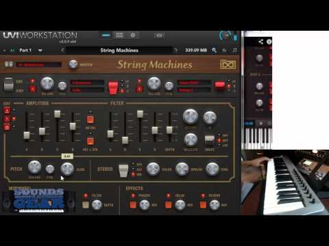 UVI String Machines analog string synth library review