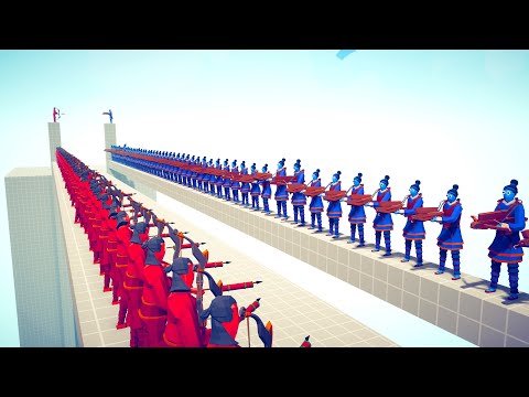 50vs50 CHU KO NU vs EVERY RANGED UNIT - Totally Accurate Battle Simulator TABS