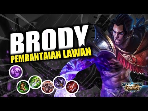 GAMEPLAY HYPER BRODY & NEW BEST BUILD!! MOBILE LEGENDS