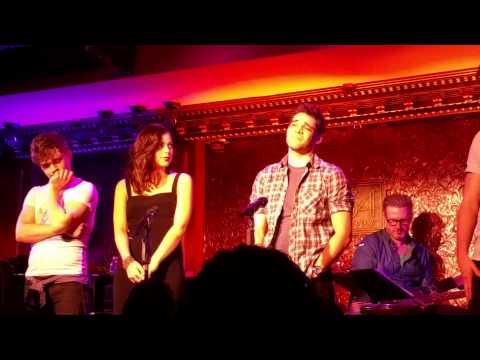 Jeremy Jordan, Krysta Rodriguez, Andy Mientus - Broadway Here I Come - 54 Below