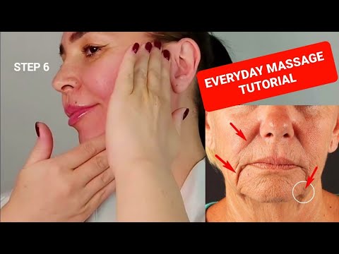 EVERYDAY FACIAL MASSAGE | Anti aging, Lymphatic Drainage Massage with lifting effect