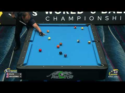Shane VAN BOENING vs Alan ROLON ▸ 2022 Predator World 8-Ball Championship ▸ Pro Billiard Series