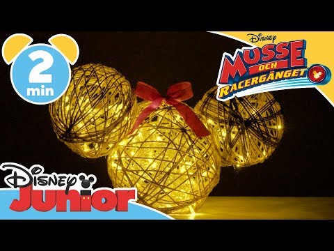 Musse och Racergänget JULPYSSEL | Lampa ✨- Disney Junior Sverige