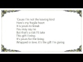 Gary Chapman - This Gift Lyrics