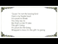 Gary Chapman - This Gift Lyrics