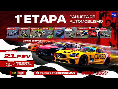 1ª ETAPA do Paulista de Automobilismo 2026 - Autódromo de Interlagos (SÁBADO - 21/02/2026)