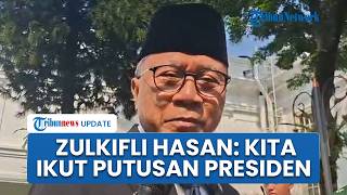 Zulkifli Hasan di Istana, Tegaskan Siap Jalankan Perintah Presiden Apapun Keputusannya