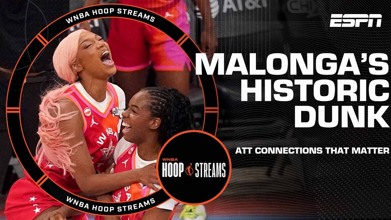 HISTORY: Dominique Malonga throws down a historic Dunk!