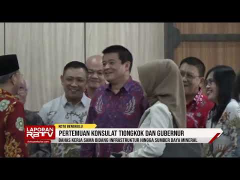 Gubernur Bengkulu Bertemu Konsulat Tiongkok