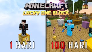 Download lagu 100 Hari di Minecraft Lucky One Block mp3